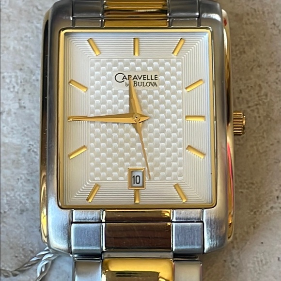 Caravelle by Bulova Gold and Silver Watch battery water resistant